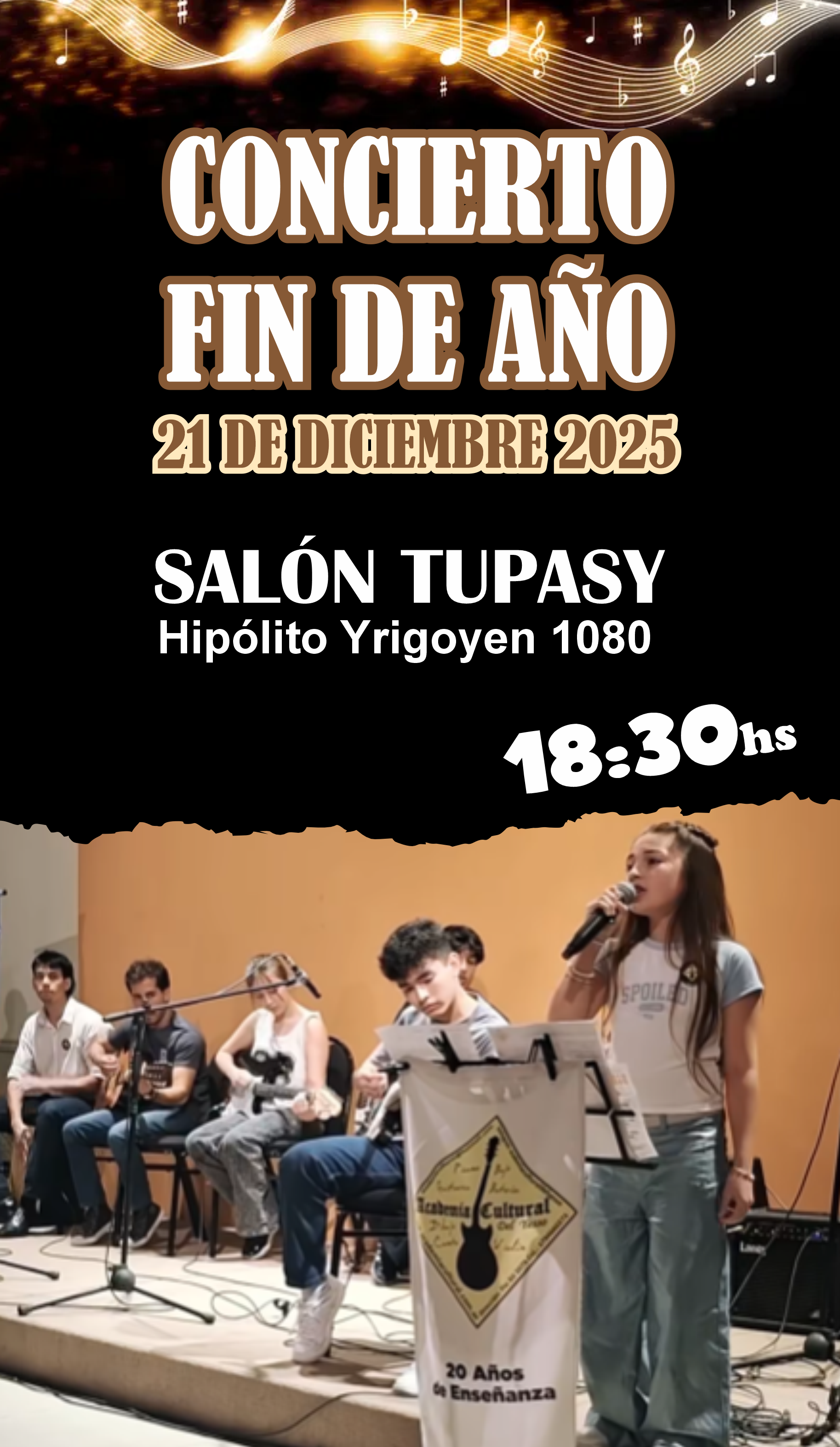 Concierto fin de año 21 de Diciembre 2025